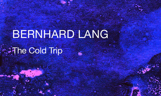 Bernhard Lang: The Cold Trip &nbsp;