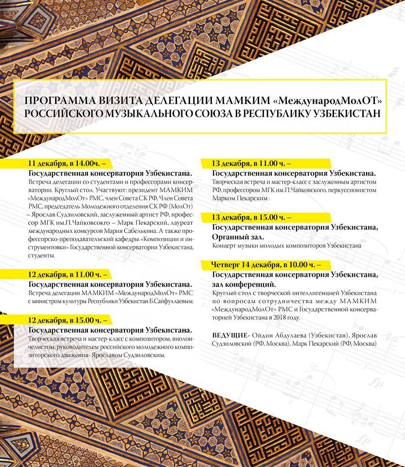 Визит делегации МолОта в Узбекистан&nbsp;<br>